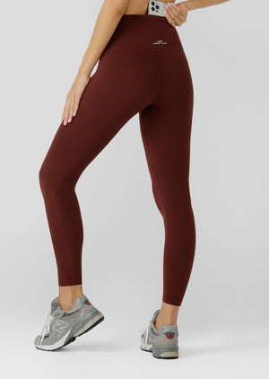 Lorna Jane Liberty Ankle Biter Leggings - Cool Brown