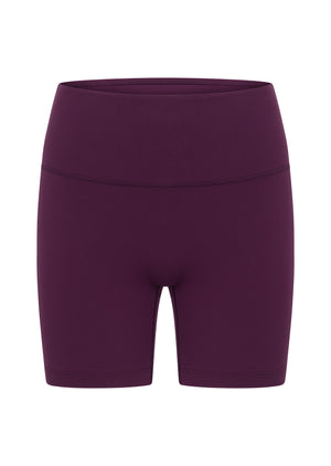 Lorna Jane Liberty 14cm Bike Shorts - Dark Grape