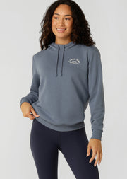 Lorna Jane Lotus Hoodie - Powder Grey