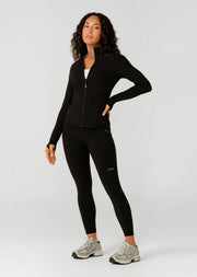 Lorna Jane Amy Active Tech Zip Through Jacket - Recycled Black