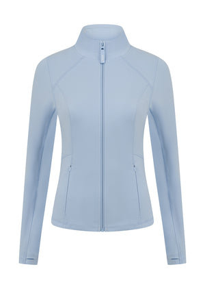Lorna Jane Amy Active Tech Zip Through Jacket - Petal Blue