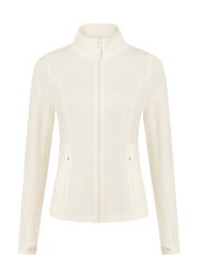 Lorna Jane Amy Active Tech Zip Through Jacket - Porcelain