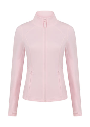 Lorna Jane Amy Active Tech Zip Through Jacket - Pale Peony