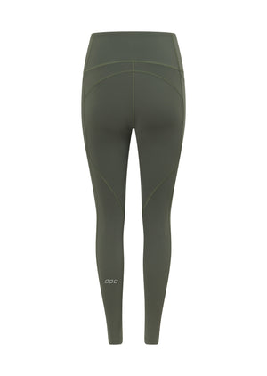 Lorna Jane Amy No Chafe Phone Pocket Full Length Leggings - Agave Green