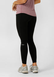 Lorna Jane Amy No Chafe Phone Pocket Full Length Leggings - Recycled Black