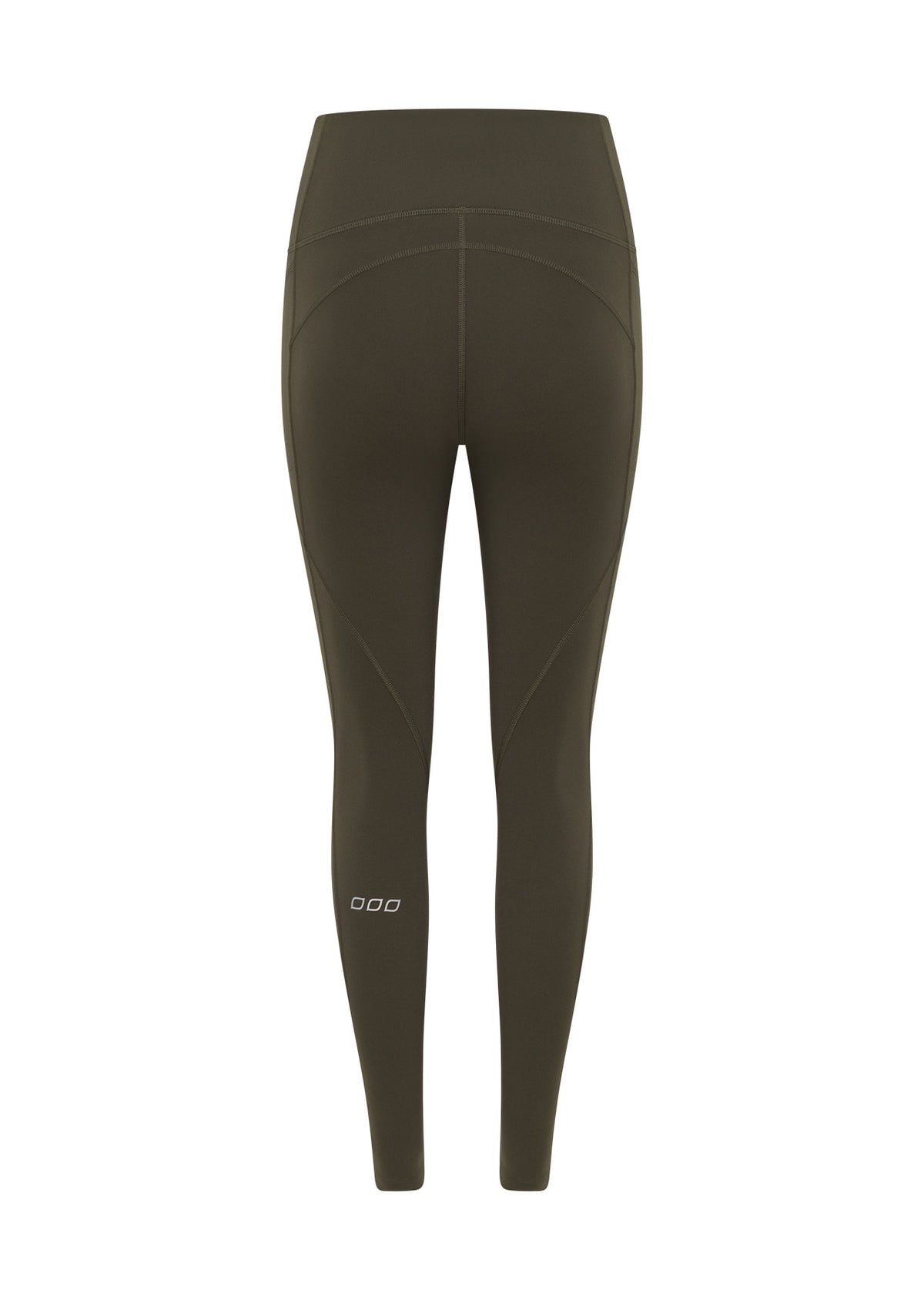 Lorna Jane Amy No Chafe Phone Pocket Full Length Leggings - Dark Khaki Haze