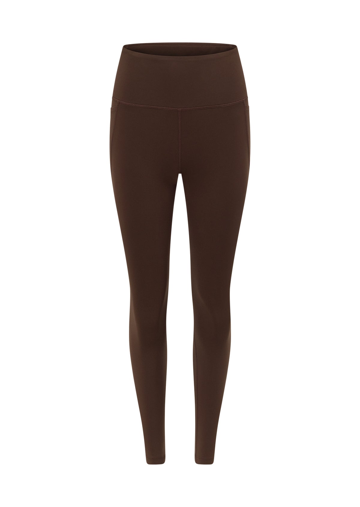 Lorna Jane Amy No Chafe Phone Pocket Full Length Leggings - Espresso