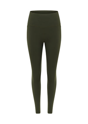 Lorna Jane Amy No Chafe Phone Pocket Full Length Leggings - Luxury Green
