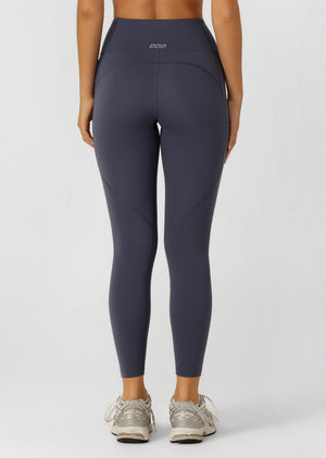 Lorna Jane Amy No Ride Phone Pocket Ankle Biter Leggings - Ash Blue
