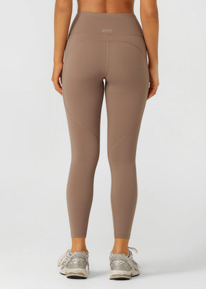 Lorna Jane Amy No Ride Phone Pocket Ankle Biter Leggings - Bone