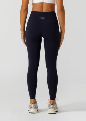 Lorna Jane Amy No Ride Phone Pocket Ankle Biter Leggings - French Navy