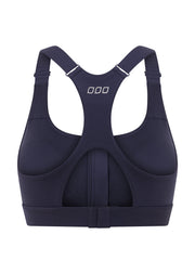 Lorna Jane Easy Zip On Max Support Sports Bra - Ash Blue
