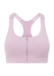 Lorna Jane Easy Zip On Max Support Sports Bra - Dusty Lilac