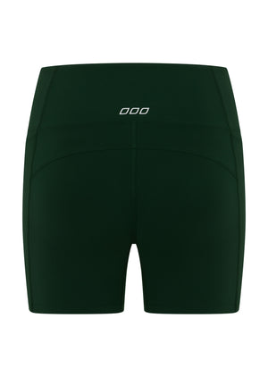 Lorna Jane Amy No Ride Phone Pocket 14cm Bike Shorts - Dark Green