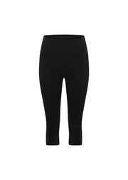 Lorna Jane Amy No Ride Phone Pocket 3/4 Leggings - Recycled Black