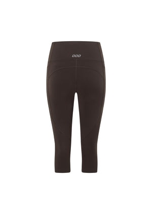 Lorna Jane Amy No Ride Phone Pocket 3/4 Leggings - Volcano