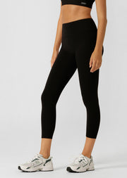 Lorna Jane Amy No Ride Phone Pocket 7/8 Leggings - Recycled Black