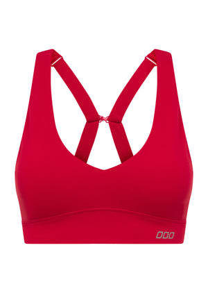 Lorna Jane Lifted Sports Bra - Rose Red