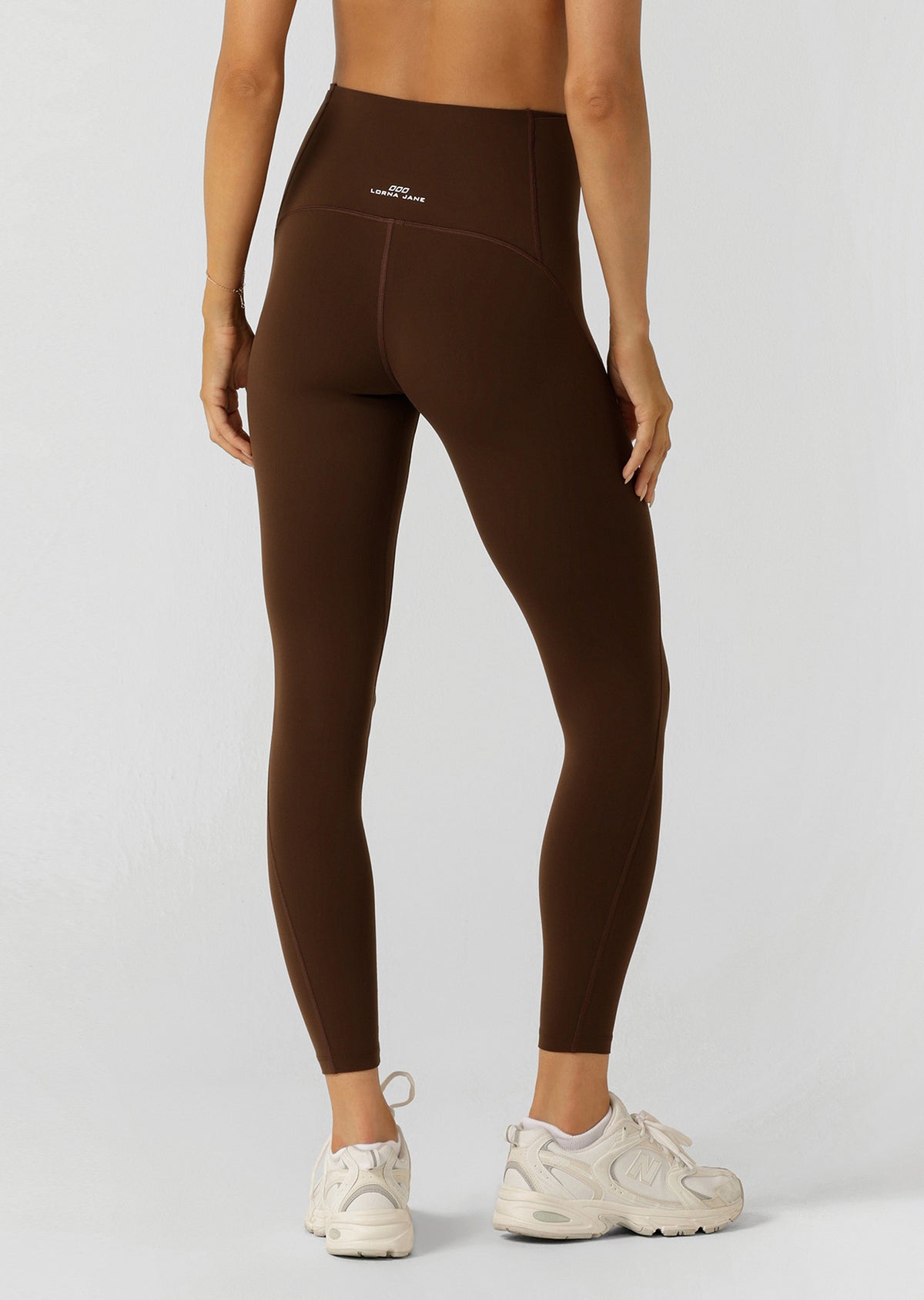 Lorna Jane Liberty 2 Pocket Ankle Biter Leggings - Espresso