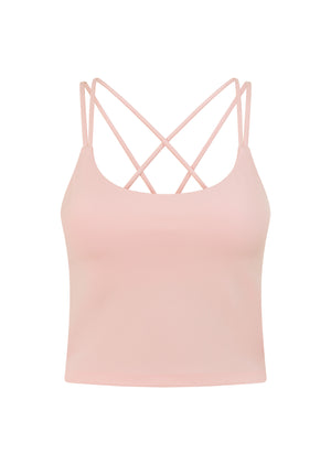 Lorna Jane Lotus Bra Tank Combo - Pale Peony
