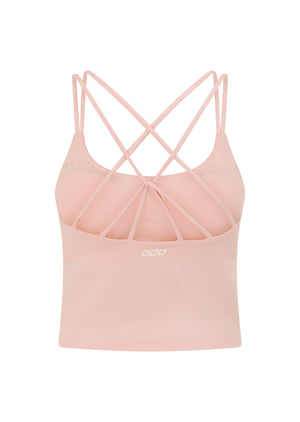 Lorna Jane Lotus Bra Tank Combo - Pale Peony