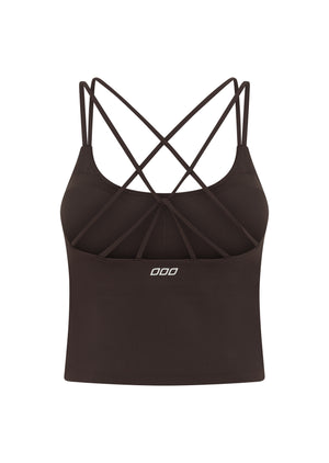 Lorna Jane Lotus Bra Tank Combo - Volcano