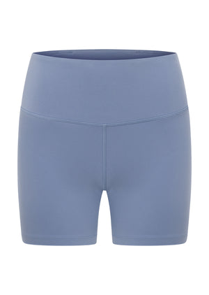 Lorna Jane Lotus No Chafe Phone Pocket 14cm Bike Shorts - Gravity Grey