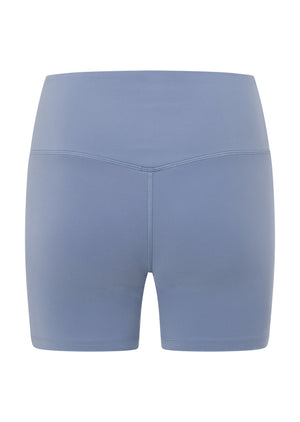 Lorna Jane Lotus No Chafe Phone Pocket 14cm Bike Shorts - Gravity Grey