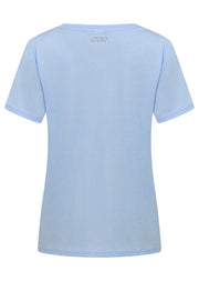 Lorna Jane Amy Dynamic Active V-Neck T-Shirt - Light Moontide Marl