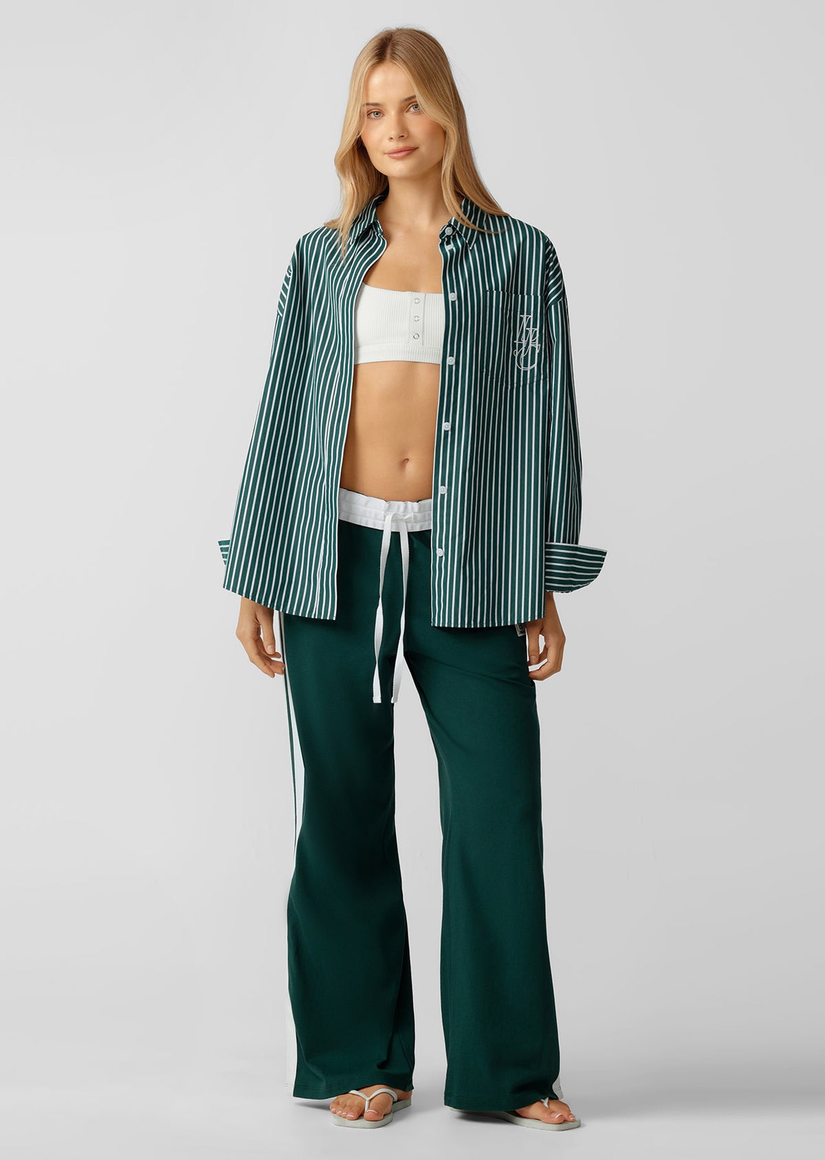 Lorna Jane Dance Pants - Palmetto Green