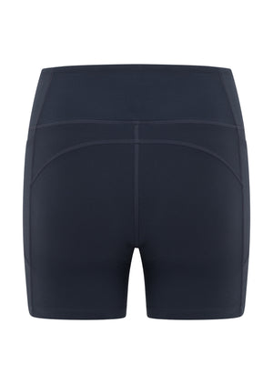 Lorna Jane Amy No Chafe Phone Pocket 14cm Bike Shorts - Platinum Navy
