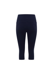 Lorna Jane Amy No Chafe Phone Pocket 3/4 Leggings - French Navy
