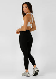 Lorna Jane Amy No Chafe Phone Pocket Ankle Biter Leggings - Recycled Black