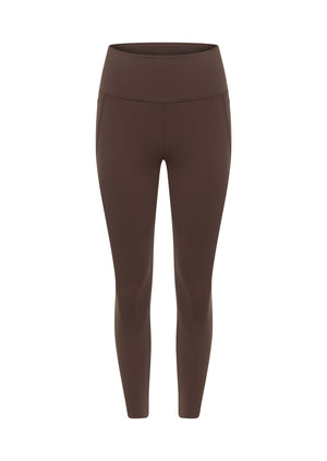 Lorna Jane Amy No Chafe Phone Pocket Ankle Biter Leggings - Cinnamon