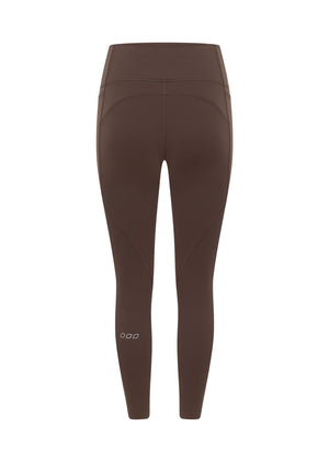 Lorna Jane Amy No Chafe Phone Pocket Ankle Biter Leggings - Cinnamon