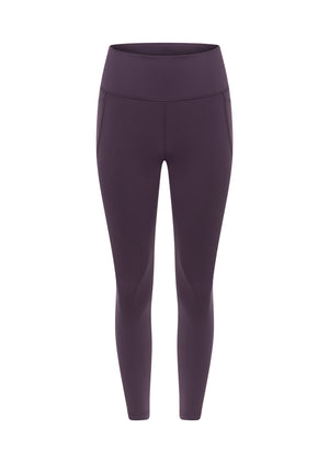 Lorna Jane Amy No Chafe Phone Pocket Ankle Biter Leggings - Midnight Plum