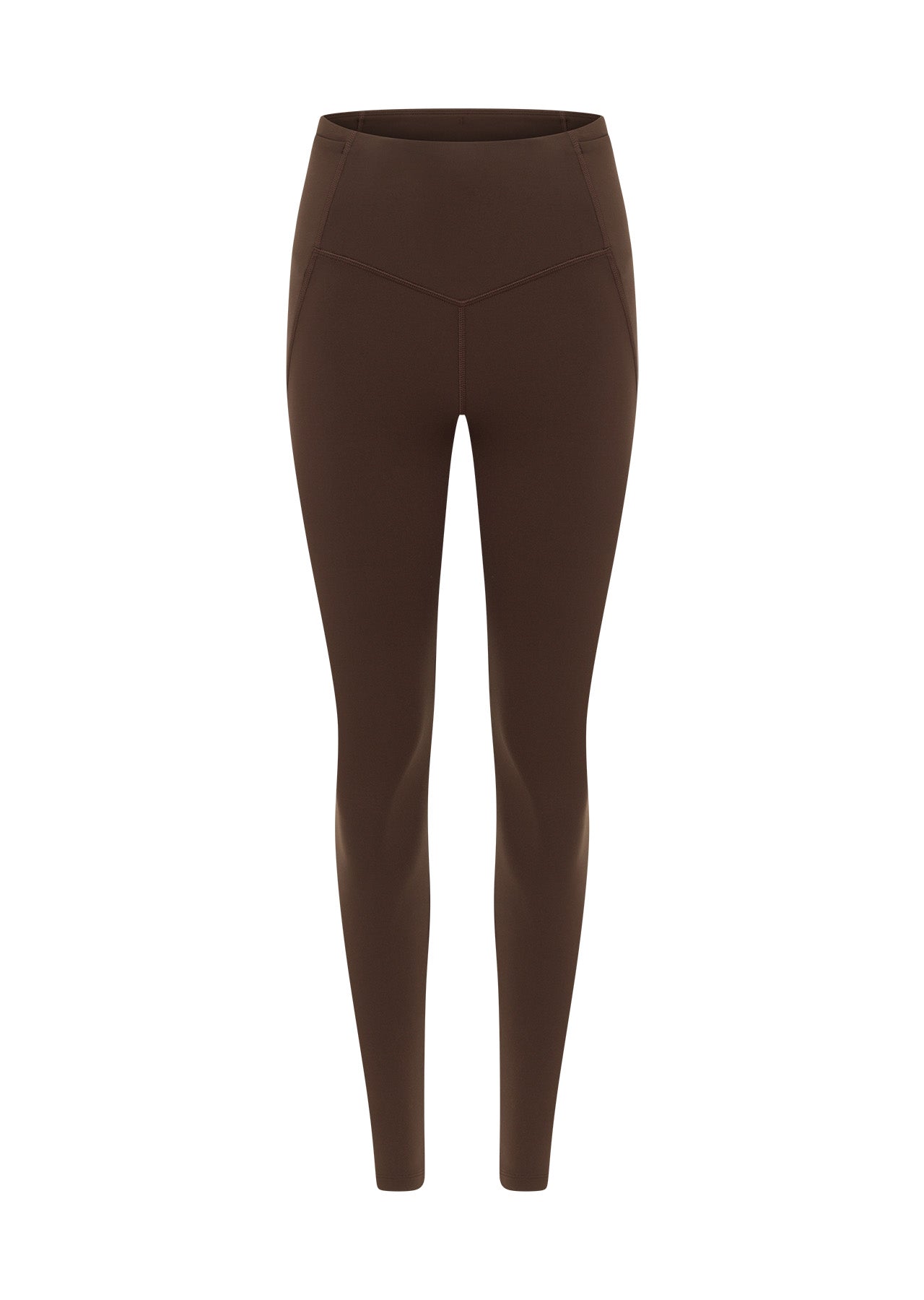 Lorna Jane Booty Lift And Support Pocket Full Length Leggings - Espresso
