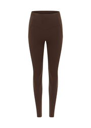 Lorna Jane Booty Lift And Support Pocket Full Length Leggings - Espresso