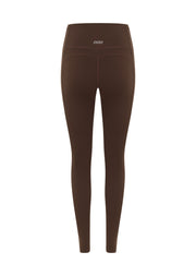 Lorna Jane Booty Lift And Support Pocket Full Length Leggings - Espresso