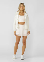Lorna Jane Micro Pleat Active Skort - Porcelain
