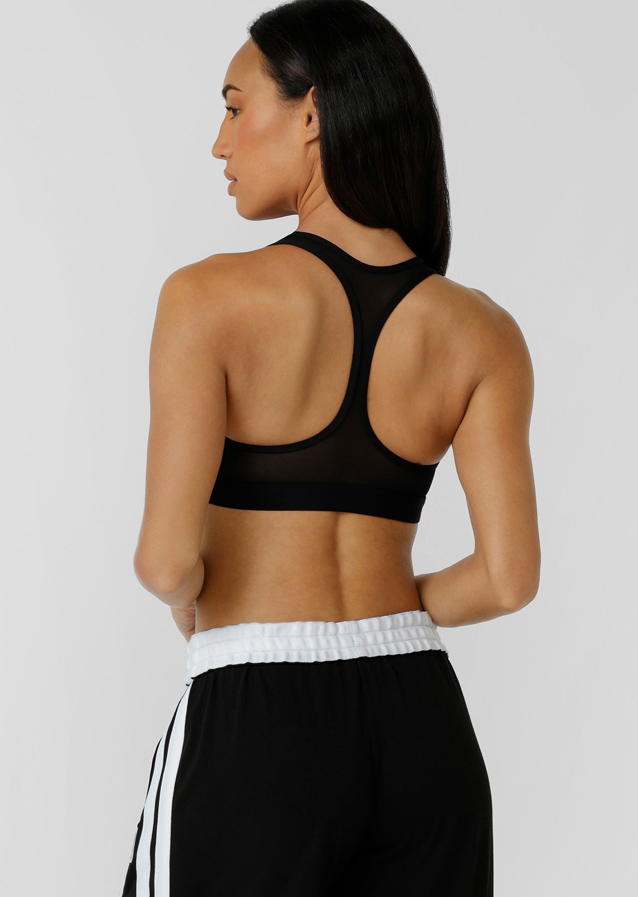 Lorna Jane LJ Iconic Racerback Sports Bra - Recycled Black