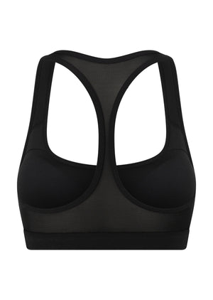 Lorna Jane LJ Iconic Racerback Sports Bra - Recycled Black