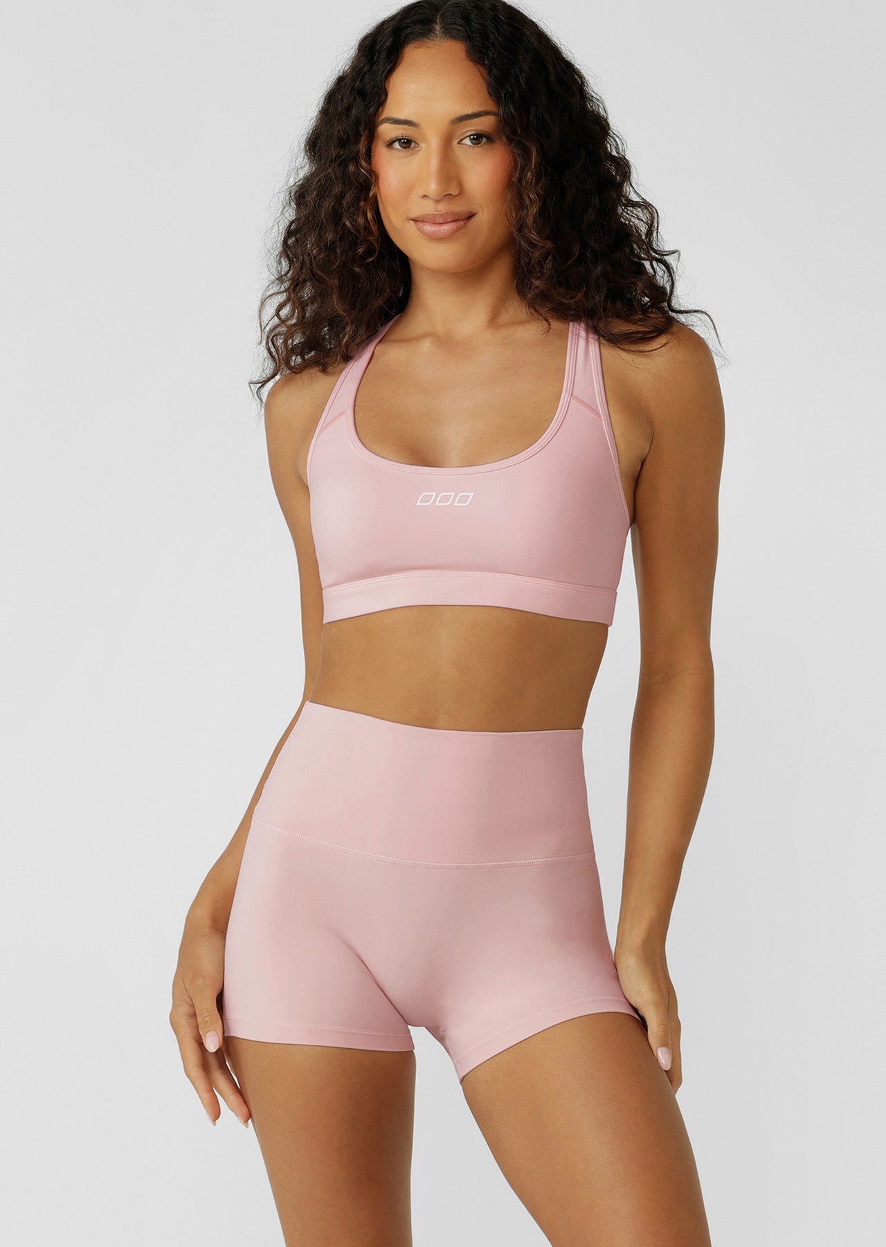 Lorna Jane LJ Iconic Racerback Sports Bra - Enchanted Pink