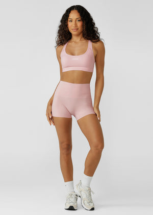 Lorna Jane LJ Iconic Racerback Sports Bra - Enchanted Pink