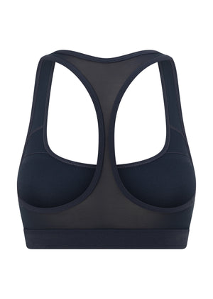 Lorna Jane LJ Iconic Racerback Sports Bra - Platinum Navy