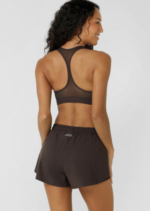 Lorna Jane LJ Iconic Racerback Sports Bra - Volcano