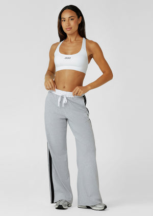 Lorna Jane LJ Iconic Racerback Sports Bra - Recycled White