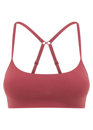 Lorna Jane Lotus Adjustable Sports Bra - Raspberry Sorbet