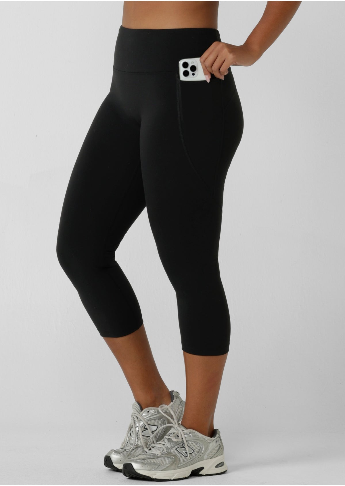 Lorna Jane Amy 2 Pocket 7/8 Leggings - Black