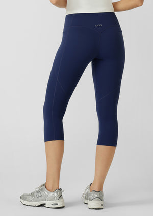 Lorna Jane Amy 2 Pocket 7/8 Leggings - Marine Blue